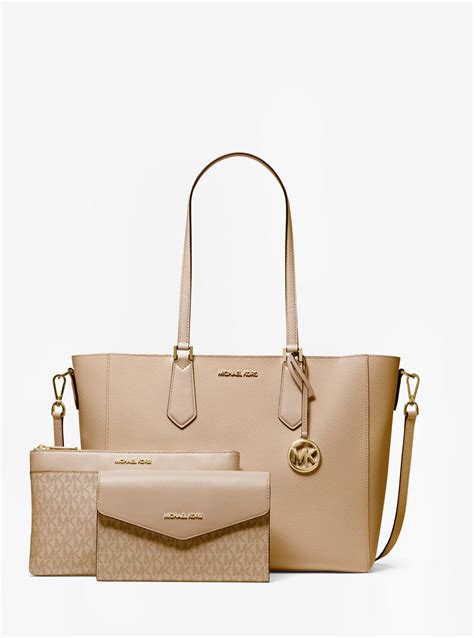 3 piece michael kors purse set|michael kors price range.